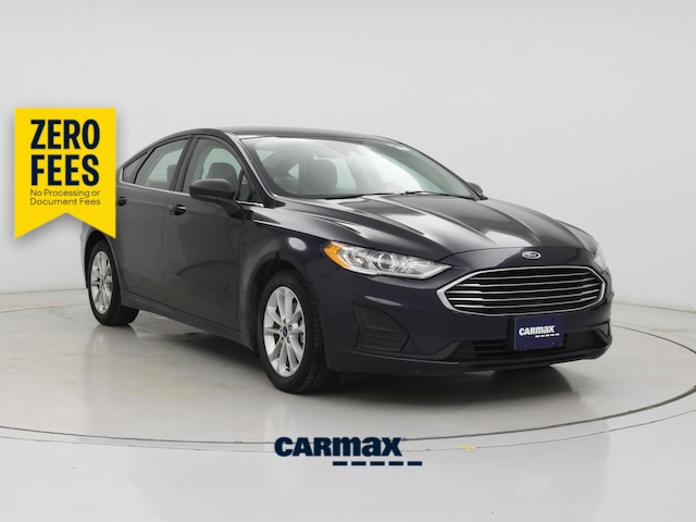 Blue 2020 Ford Fusion SE FWD Sedan Front-Wheel Drive Automatic