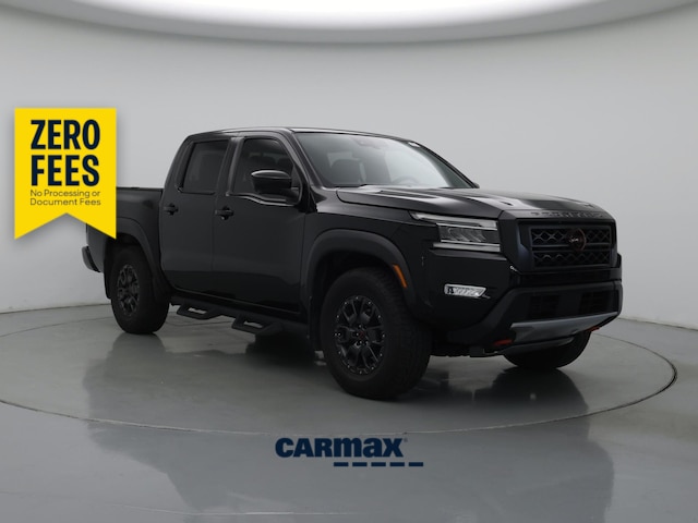 Black 2022 Nissan Frontier PRO-4X Crew Cab 4WD Pickup Truck Four-Wheel Drive Automatic