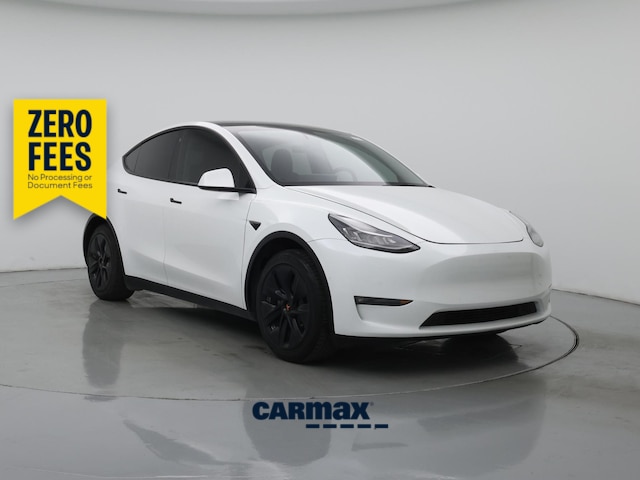 White 2021 Tesla Model Y Long Range AWD SUV / Crossover All-Wheel Drive Automatic