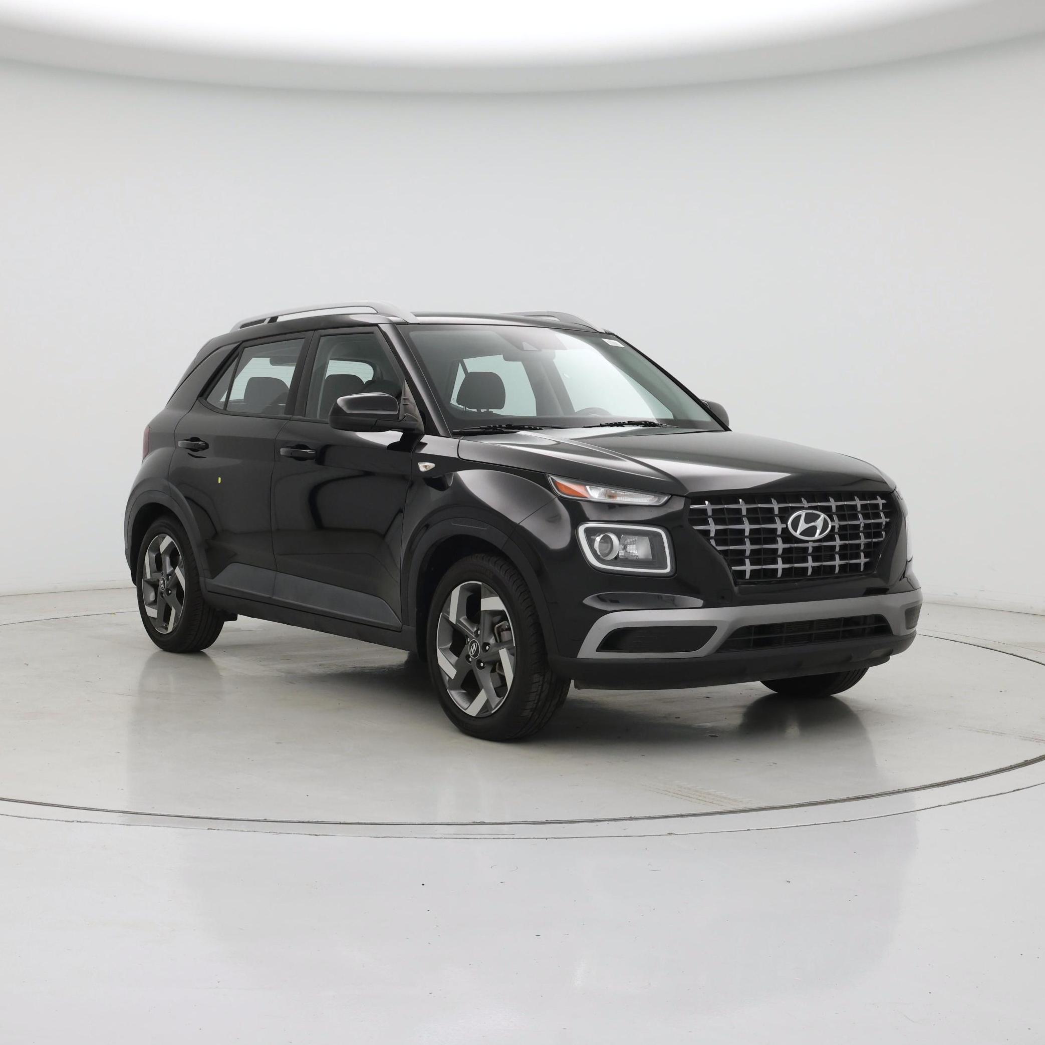 Black 2022 Hyundai Venue SEL FWD SUV / Crossover Front-Wheel Drive Automatic
