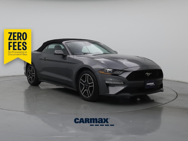 Gray 2023 Ford Mustang EcoBoost Premium Convertible RWD Convertible Rear-Wheel Drive Automatic