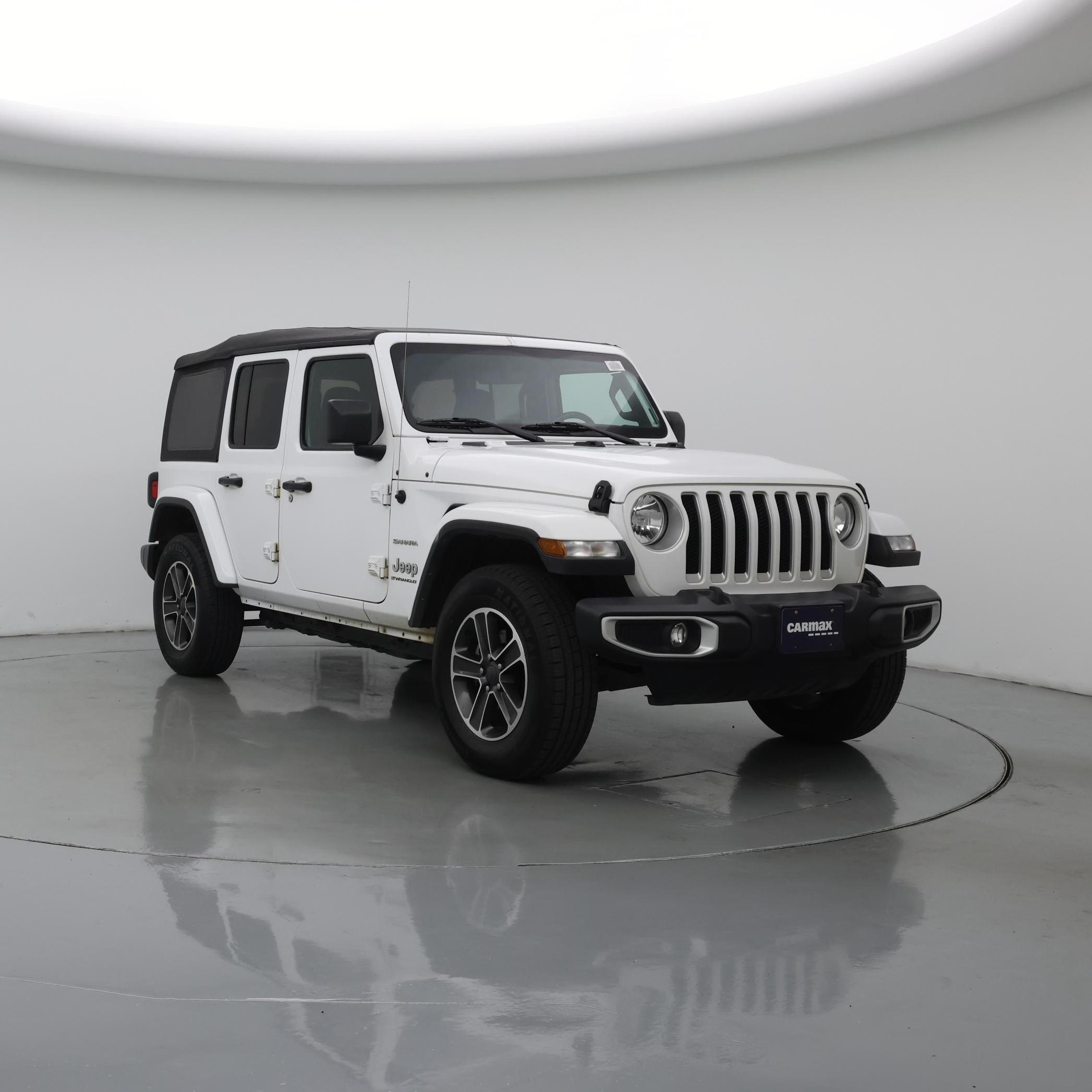 White 2023 Jeep Wrangler Sahara 4-Door 4WD SUV / Crossover Four-Wheel Drive Automatic