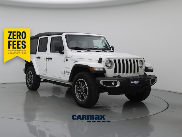 White 2023 Jeep Wrangler Sahara 4-Door 4WD SUV / Crossover Four-Wheel Drive Automatic