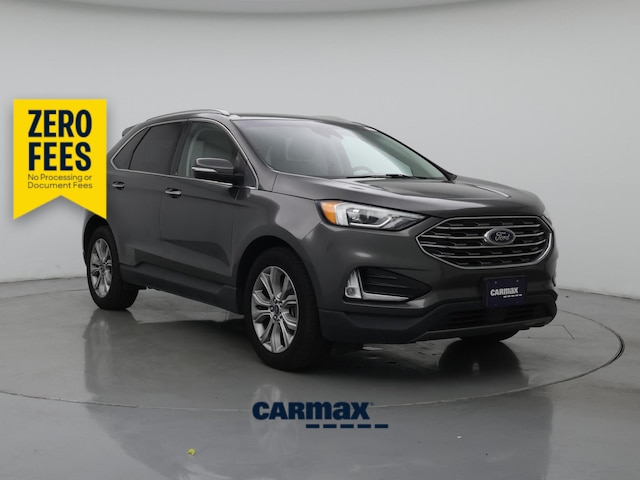 Gray 2019 Ford Edge Titanium AWD SUV / Crossover All-Wheel Drive Automatic