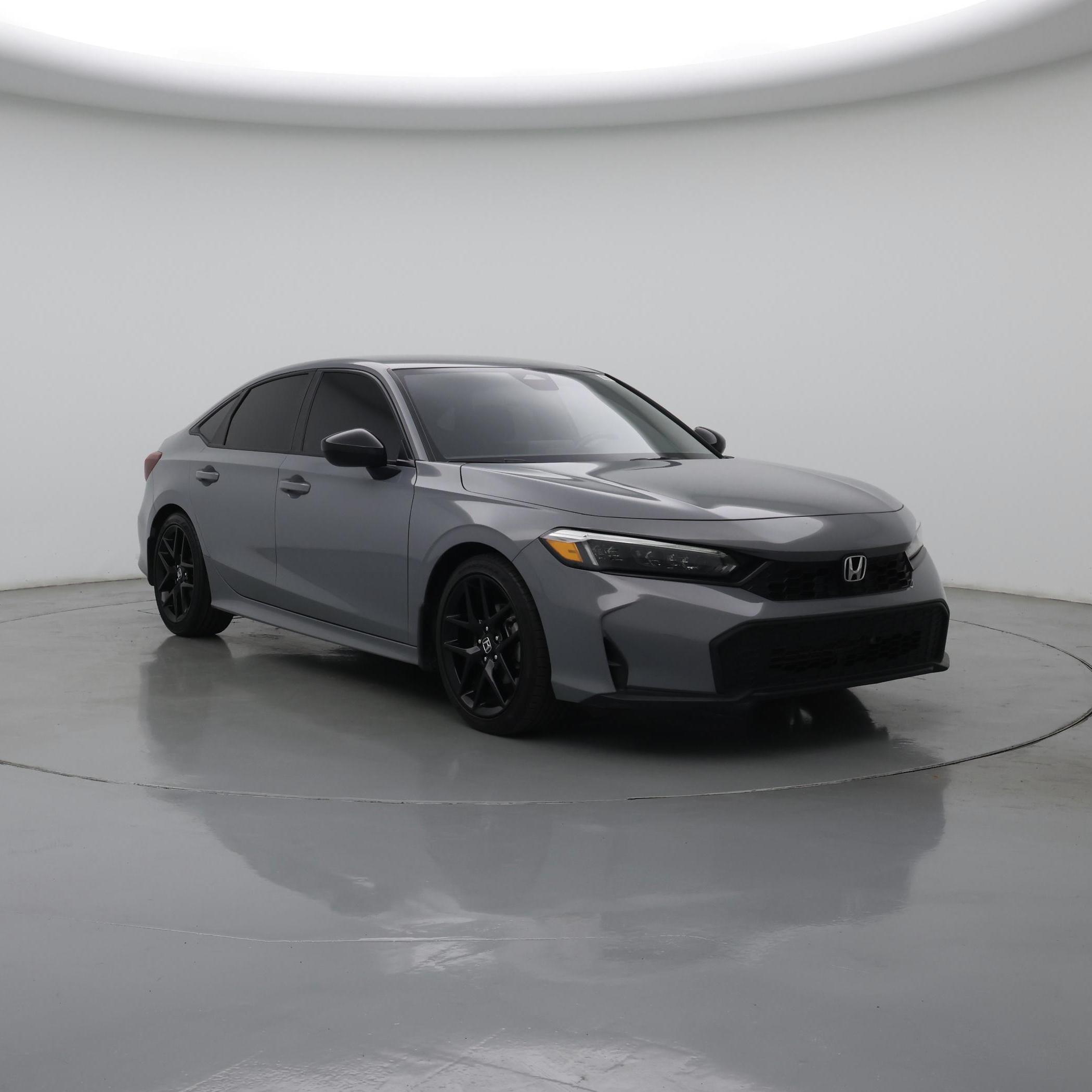 Gray 2025 Honda Civic Sedan Front-Wheel Drive Automatic