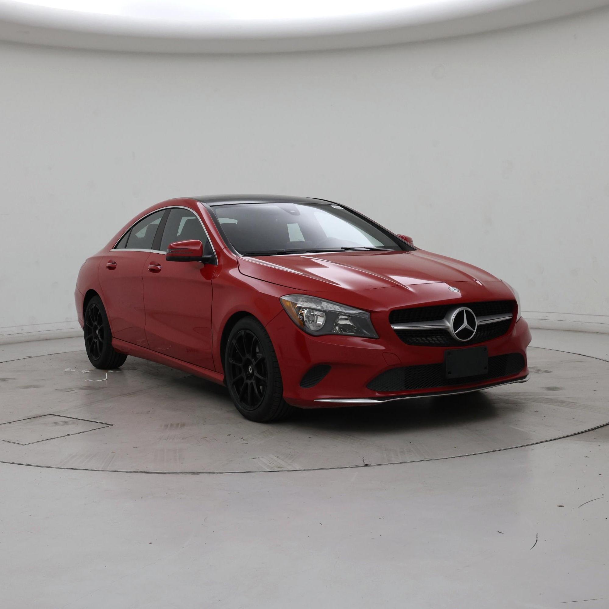 Red 2017 Mercedes-Benz CLA Sedan All-Wheel Drive Automatic