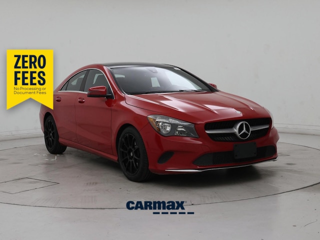 Red 2017 Mercedes-Benz CLA Sedan All-Wheel Drive Automatic