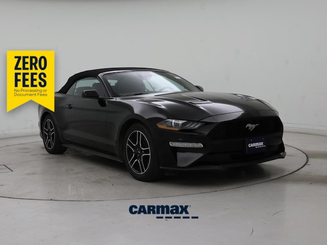 Black 2023 Ford Mustang EcoBoost Premium Convertible RWD Convertible Rear-Wheel Drive Automatic