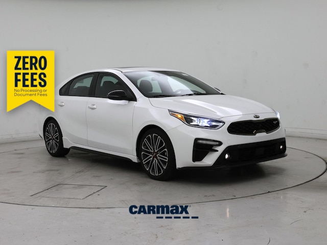 White 2021 Kia Forte GT FWD Sedan Front-Wheel Drive Automatic