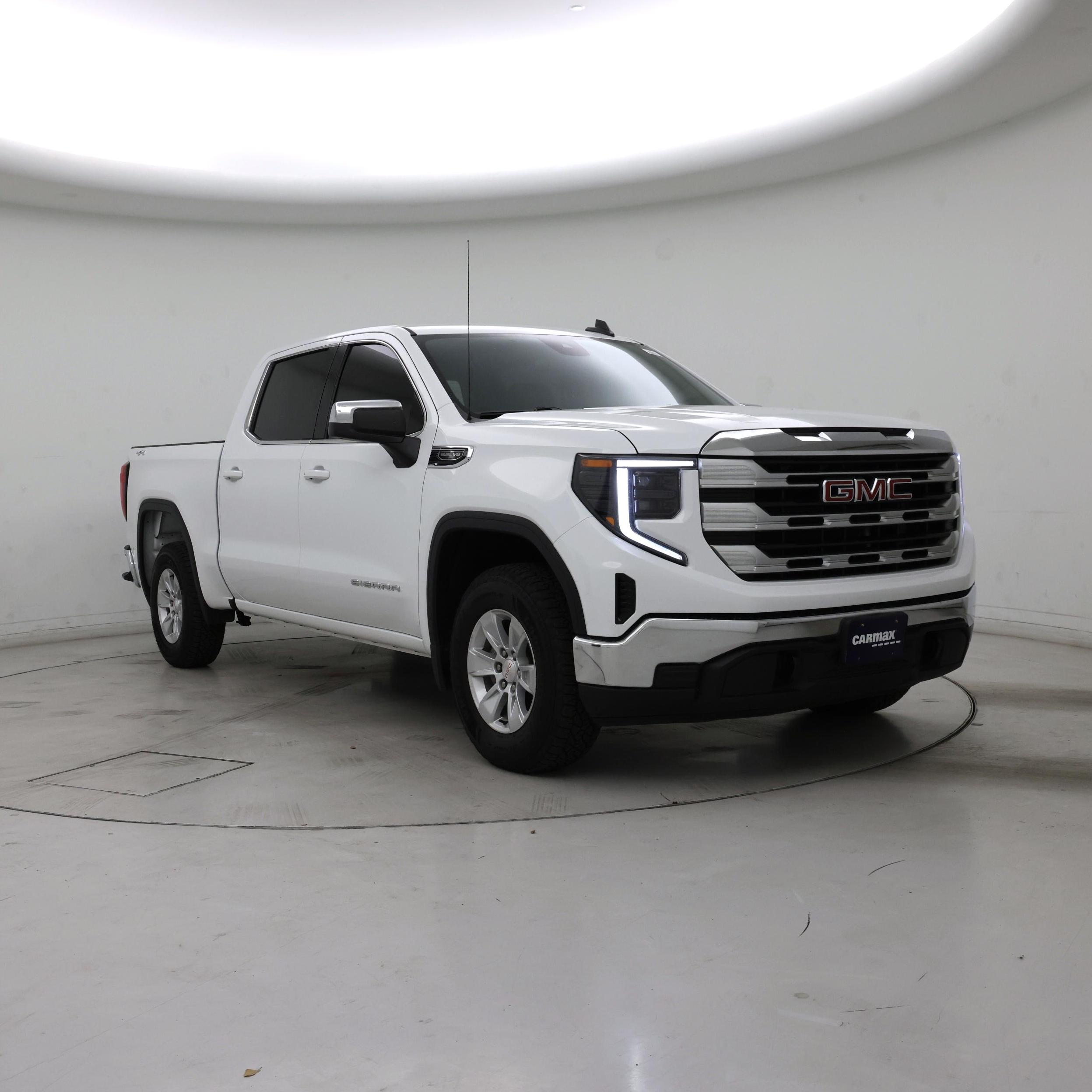 White 2023 GMC Sierra 1500 Pickup Truck Four-Wheel Drive Automatic