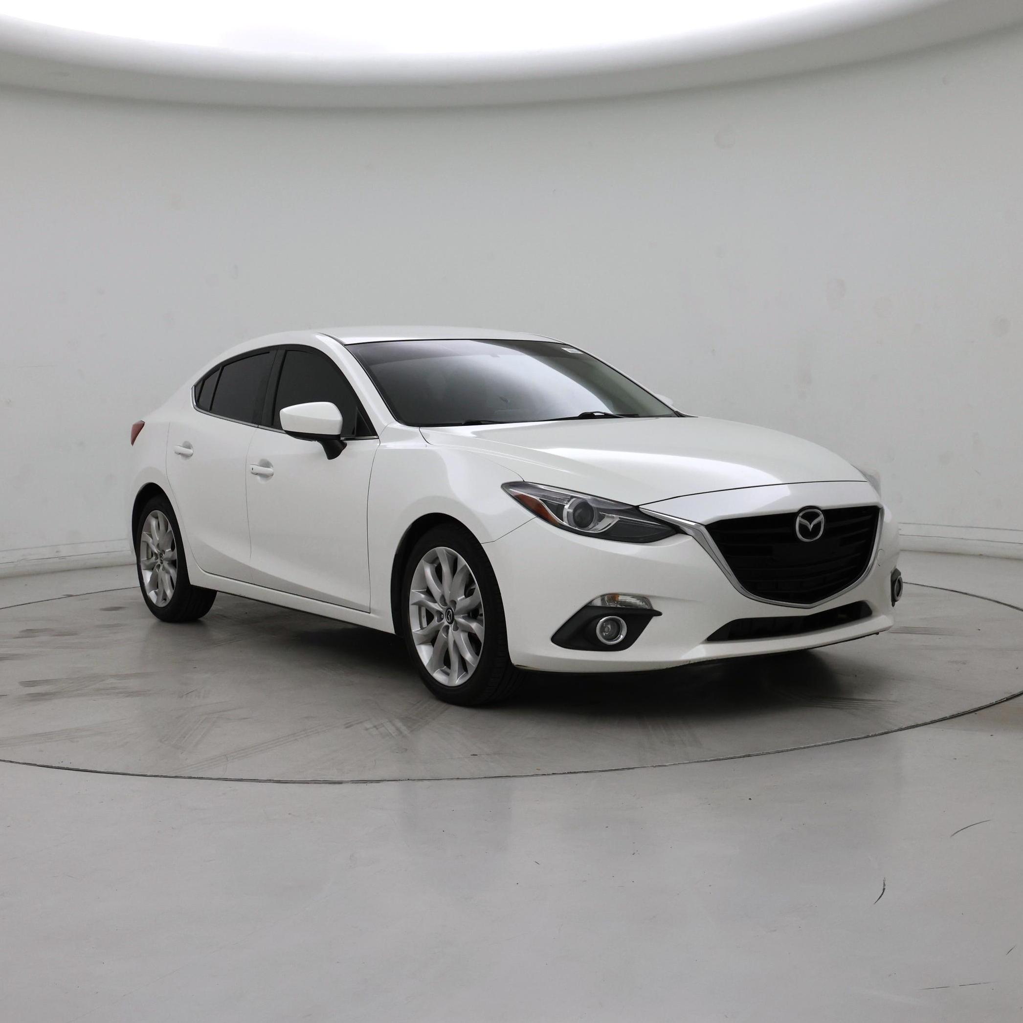 White 2014 Mazda MAZDA3 Sedan  Automatic