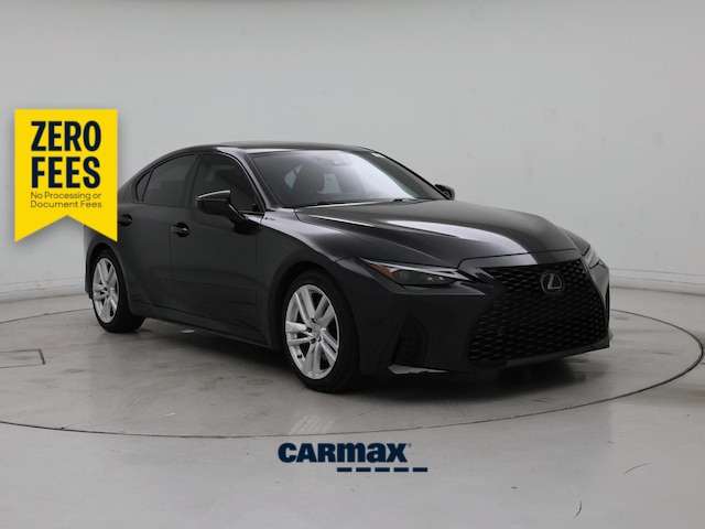 Black 2021 Lexus IS Sedan Rear-Wheel Drive Automatic