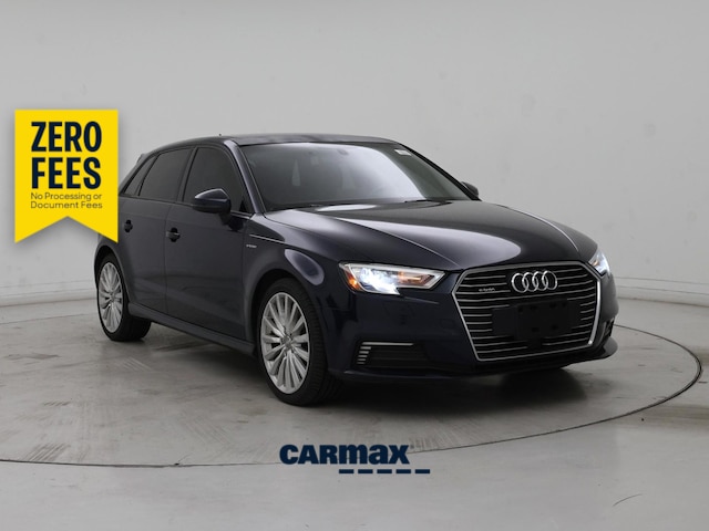 Blue 2017 Audi A3 Sportback Wagon Front-Wheel Drive Automatic