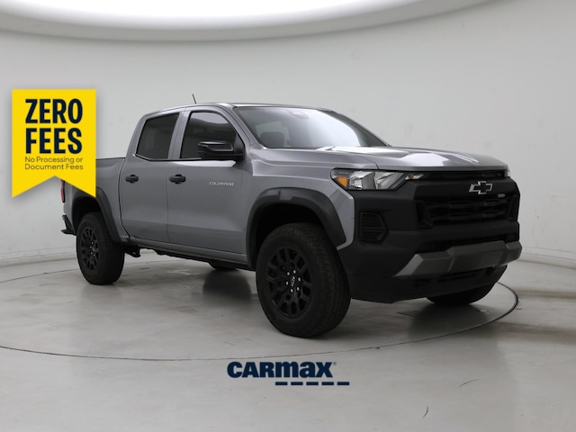 Silver 2023 Chevrolet Colorado Pickup Truck Four-Wheel Drive Automatic