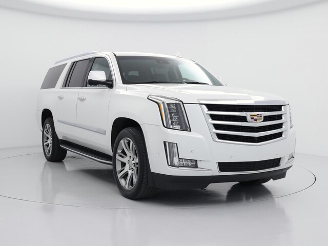 White 2020 Cadillac Escalade ESV Luxury 4WD SUV / Crossover Four-Wheel Drive Automatic