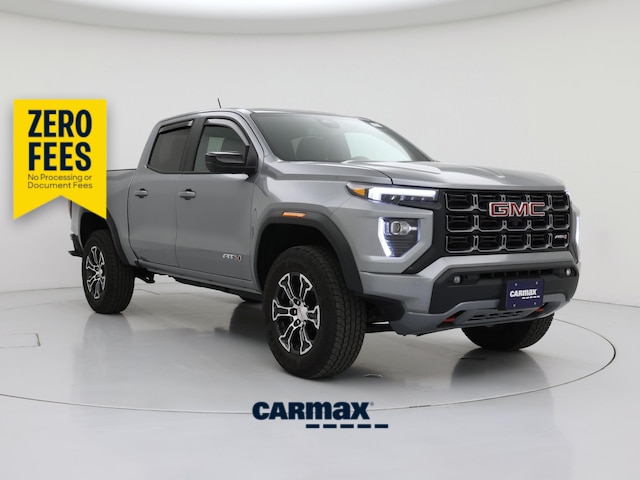 Silver 2025 GMC Canyon Pickup Truck Four-Wheel Drive Automatic
