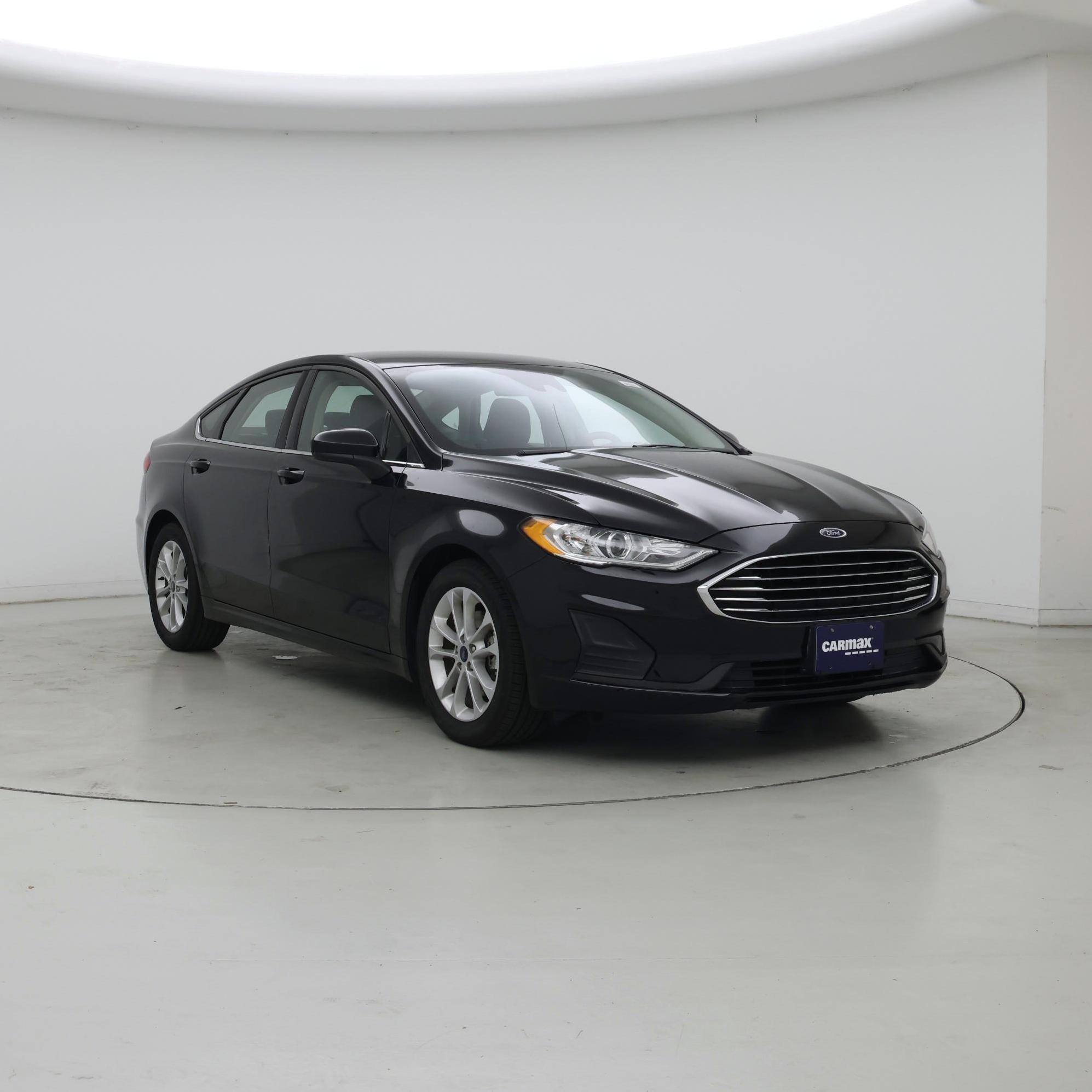 Black 2020 Ford Fusion Sedan Front-Wheel Drive Automatic