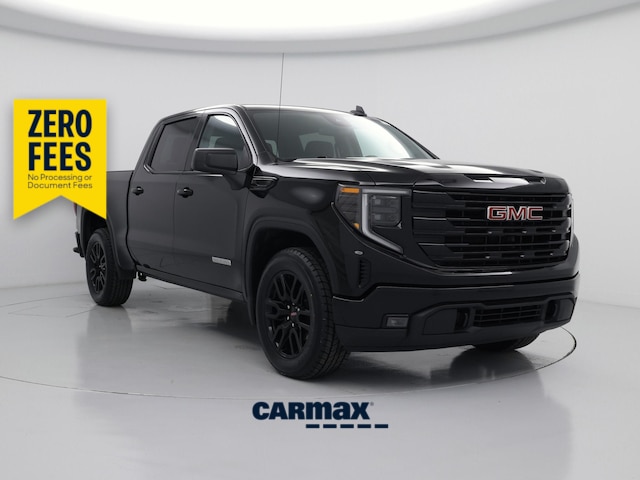 Black 2024 GMC Sierra 1500 Elevation Standard Crew Cab 4WD Pickup Truck Four-Wheel Drive Automatic
