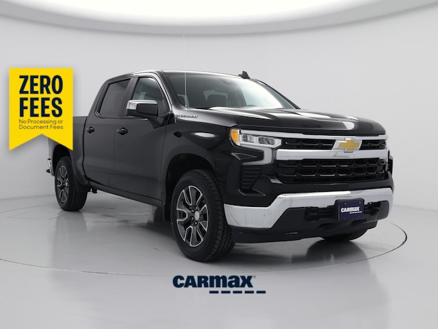 Black 2023 Chevrolet Silverado 1500 LT Crew Cab 4WD Pickup Truck Four-Wheel Drive Automatic