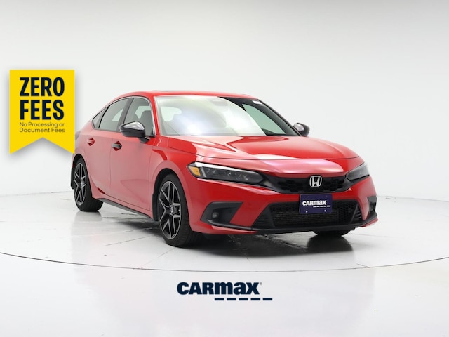 Red 2023 Honda Civic Hatchback Sport Touring FWD Hatchback Front-Wheel Drive Automatic