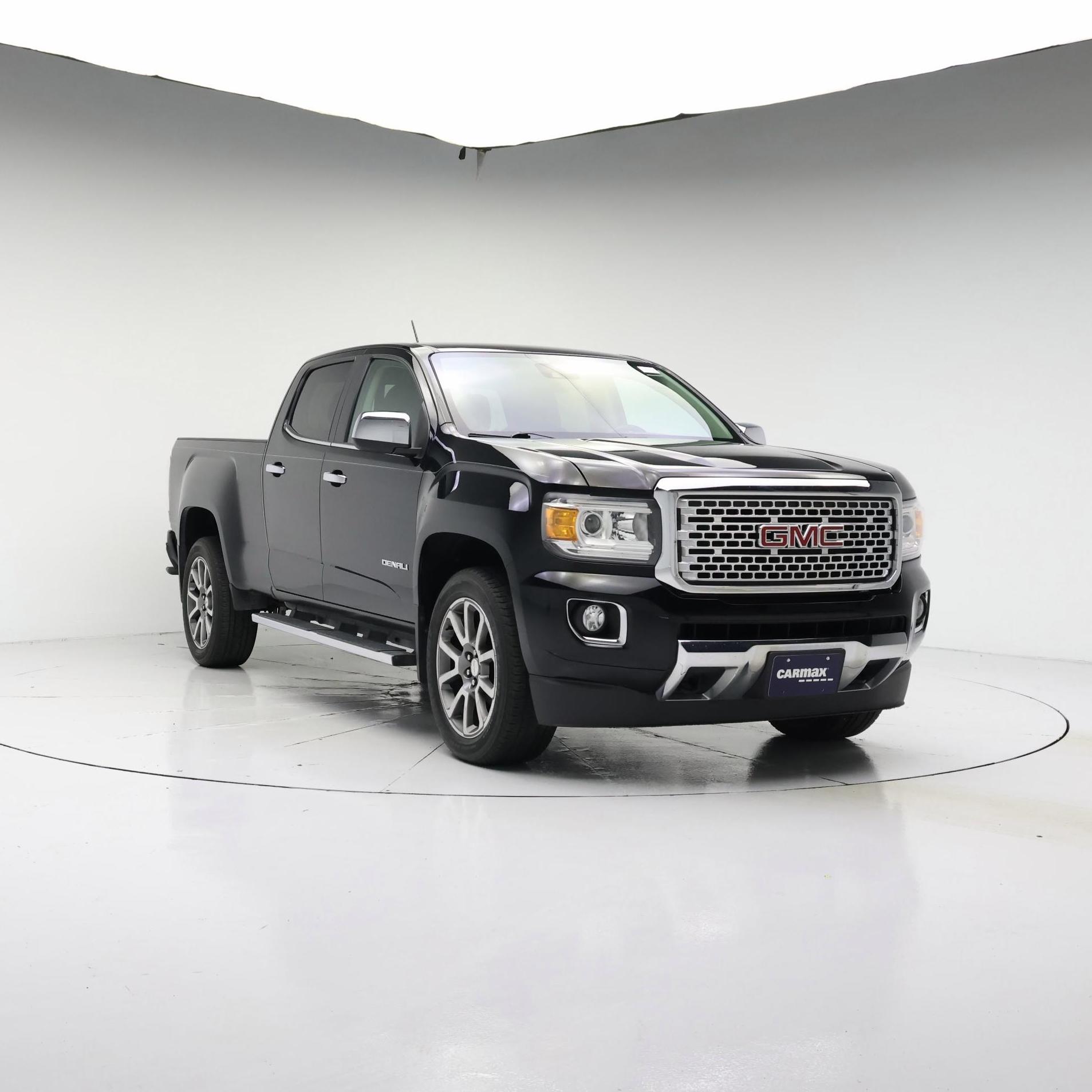 Black 2020 GMC Canyon Denali Crew Cab 4WD Pickup Truck Four-Wheel Drive Automatic