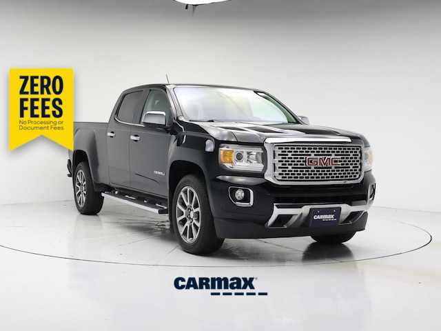 Black 2020 GMC Canyon Denali Crew Cab 4WD Pickup Truck Four-Wheel Drive Automatic