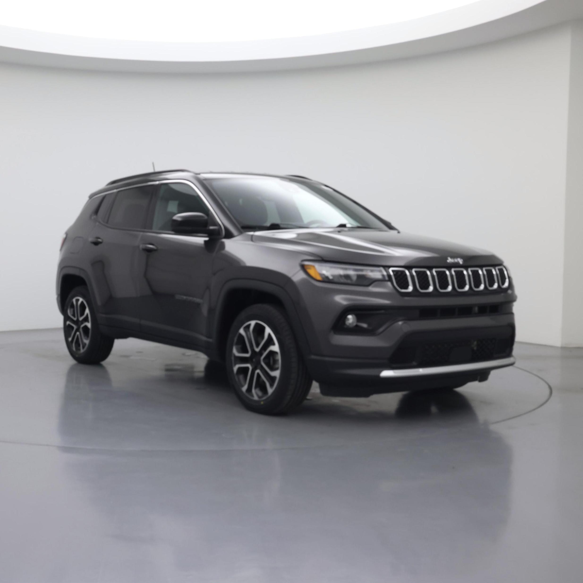 Gray 2023 Jeep Compass Limited 4WD SUV / Crossover Four-Wheel Drive Automatic