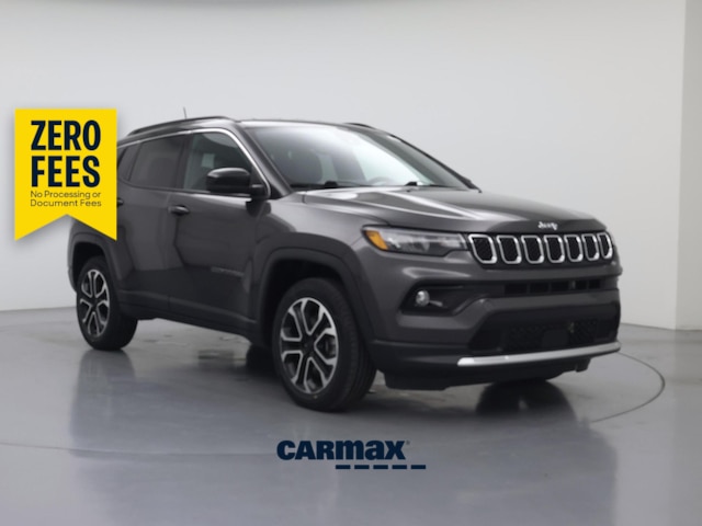 Gray 2023 Jeep Compass Limited 4WD SUV / Crossover Four-Wheel Drive Automatic