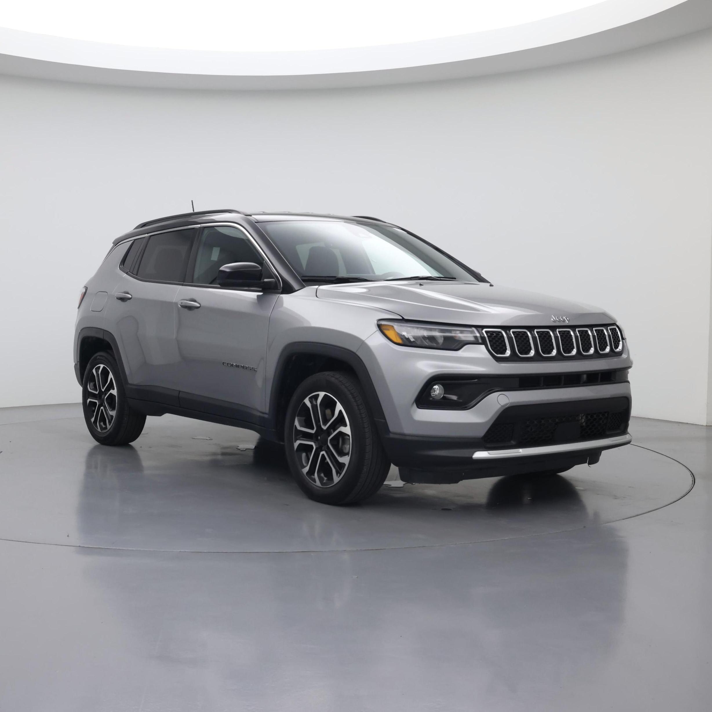 Silver 2023 Jeep Compass Limited 4WD SUV / Crossover Four-Wheel Drive Automatic