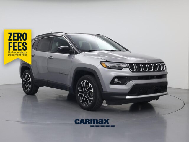 Silver 2023 Jeep Compass Limited 4WD SUV / Crossover Four-Wheel Drive Automatic