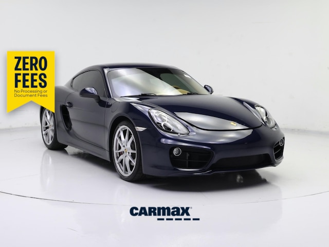 Blue 2015 Porsche Cayman S Coupe Rear-Wheel Drive Automatic