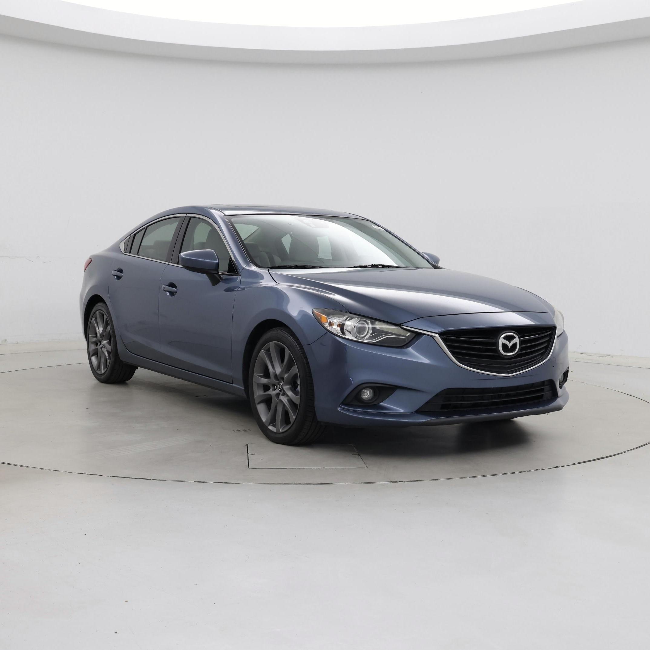 Blue 2015 Mazda MAZDA6 i Grand Touring Sedan Front-Wheel Drive Automatic