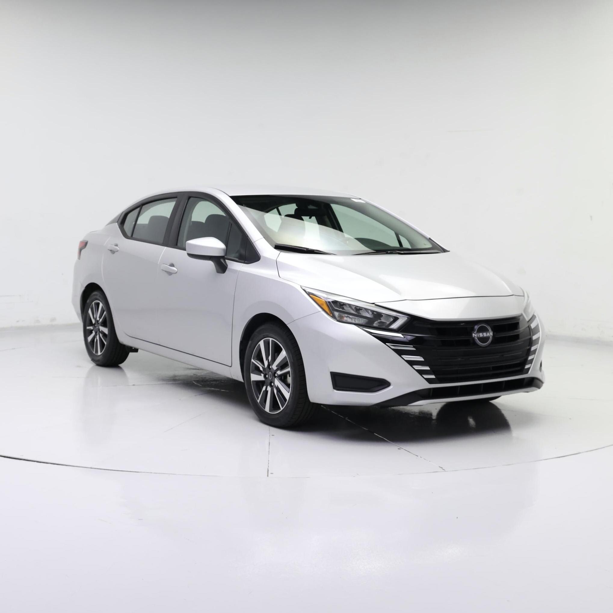 Silver 2025 Nissan Versa SV FWD Sedan Front-Wheel Drive Automatic