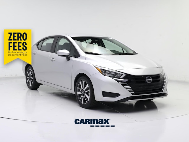 Silver 2025 Nissan Versa SV FWD Sedan Front-Wheel Drive Automatic
