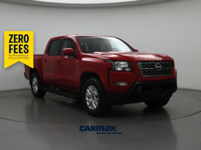 Red 2024 Nissan Frontier Pickup Truck Four-Wheel Drive Automatic