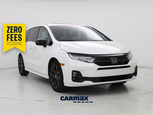 White 2025 Honda Odyssey Sport-L FWD Minivan Front-Wheel Drive Automatic