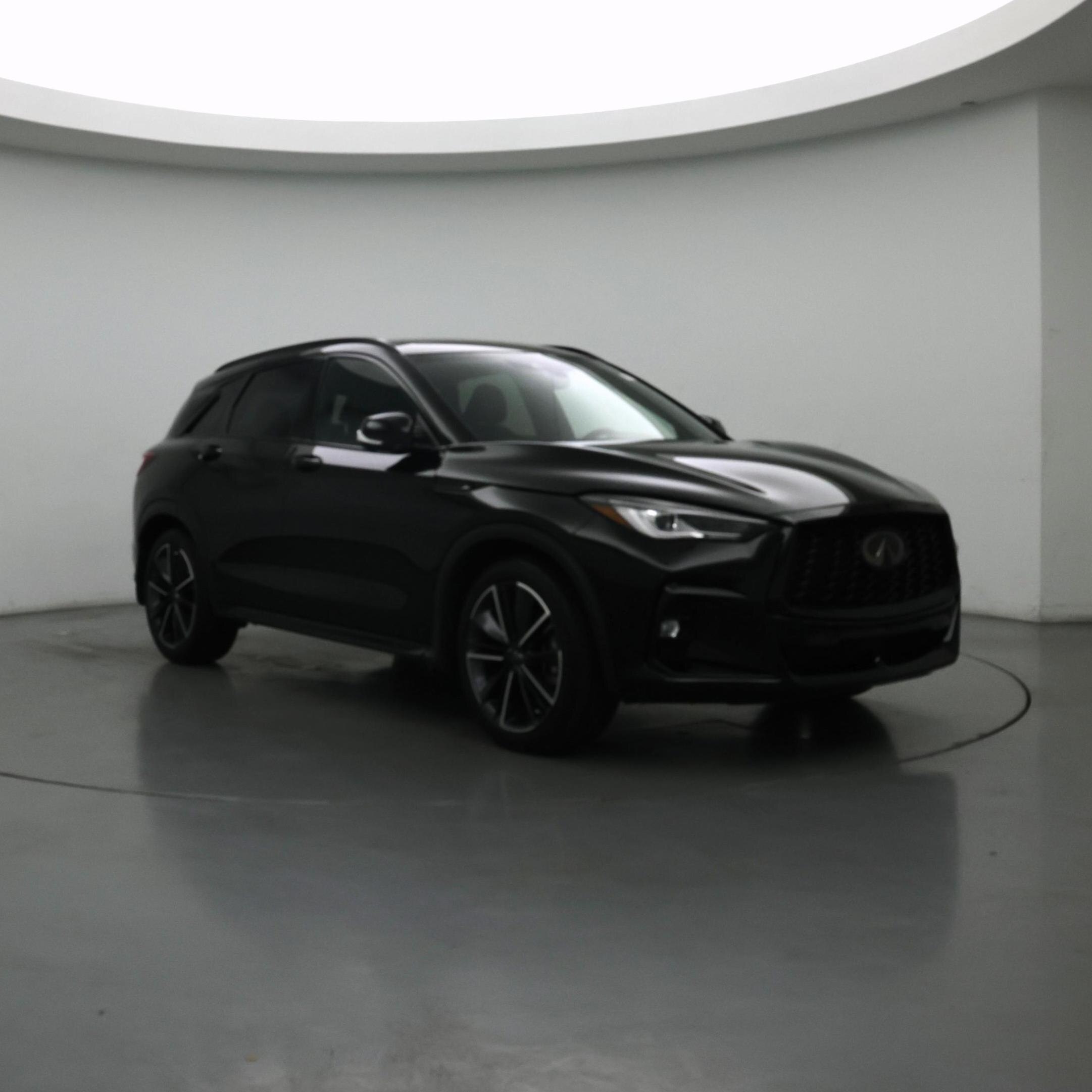Black 2023 INFINITI QX50 Sport FWD SUV / Crossover Front-Wheel Drive Automatic