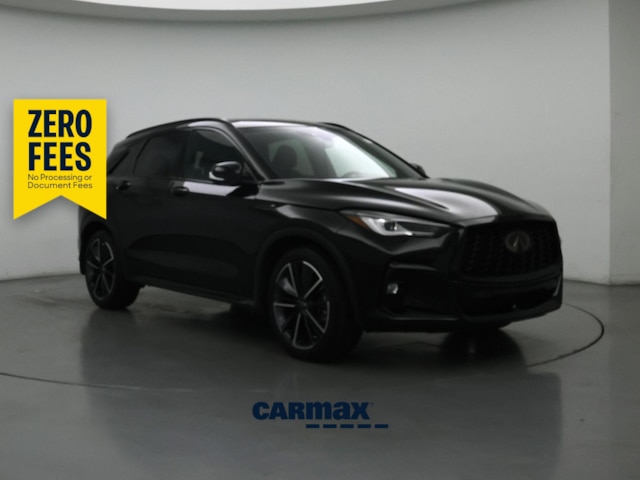 Black 2023 INFINITI QX50 Sport FWD SUV / Crossover Front-Wheel Drive Automatic