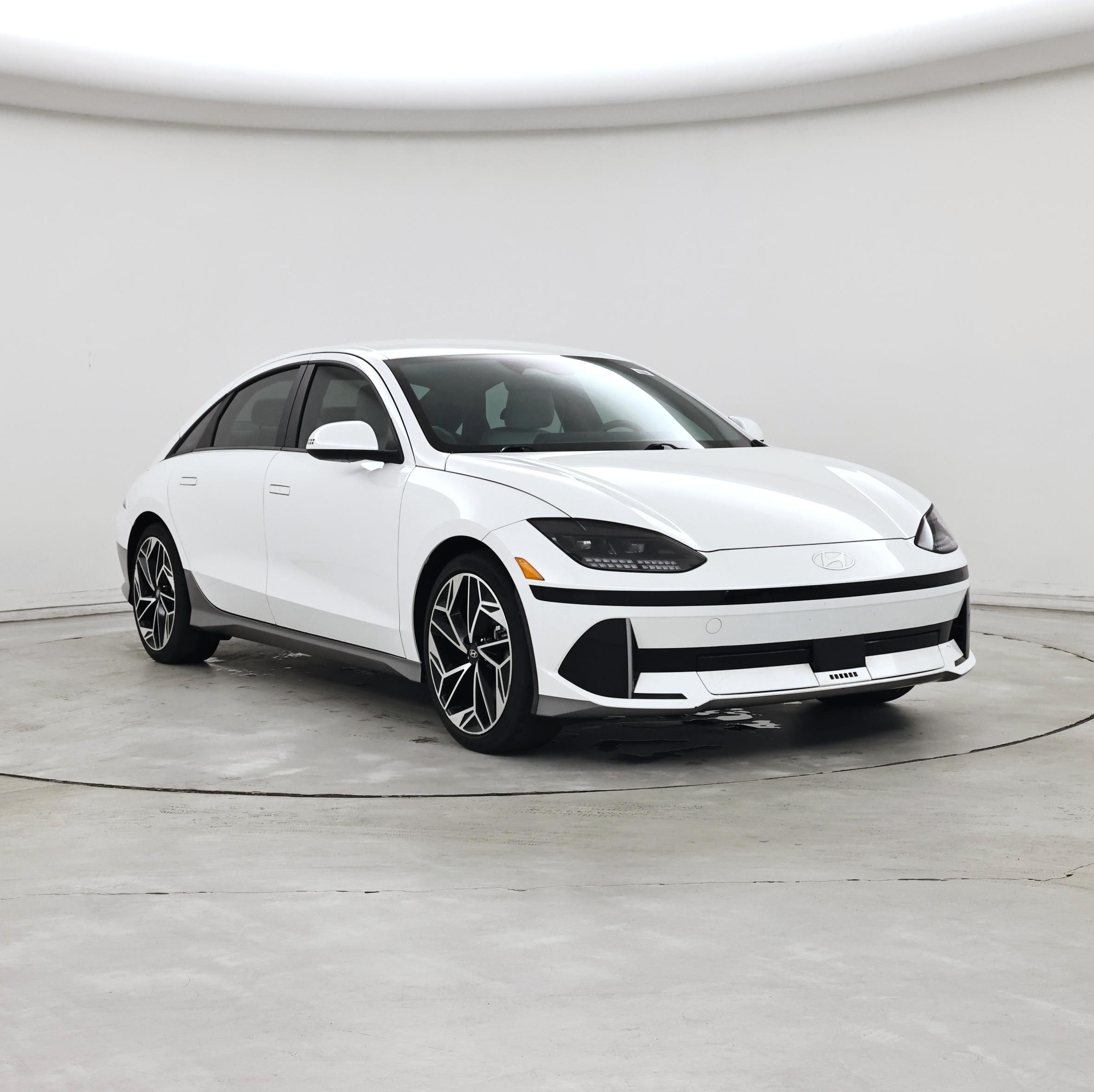 White 2023 Hyundai Ioniq 6 SEL RWD Sedan Rear-Wheel Drive Automatic