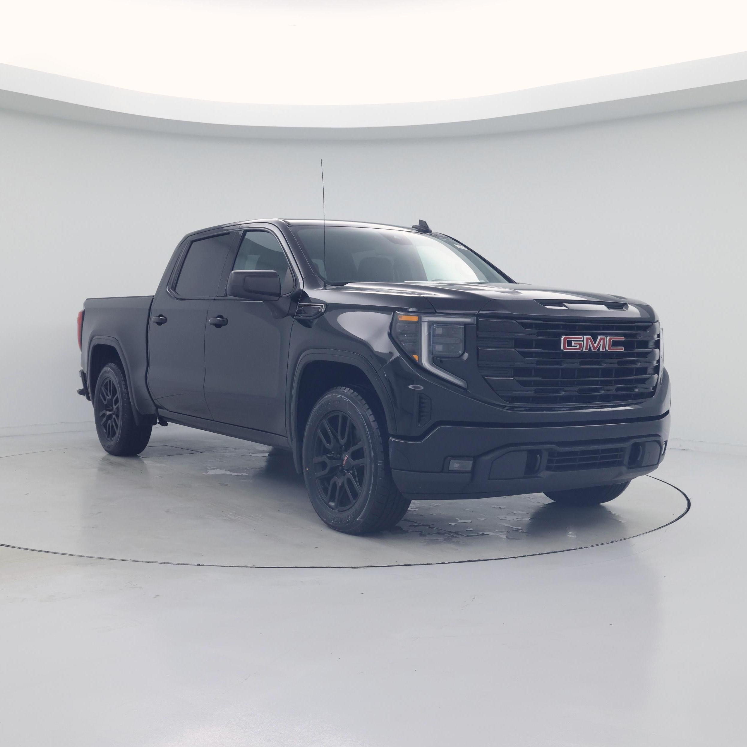Black 2024 GMC Sierra 1500 Elevation Crew Cab 4WD Pickup Truck Four-Wheel Drive Automatic