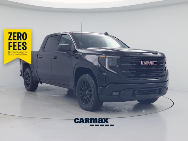 Black 2024 GMC Sierra 1500 Elevation Crew Cab 4WD Pickup Truck Four-Wheel Drive Automatic