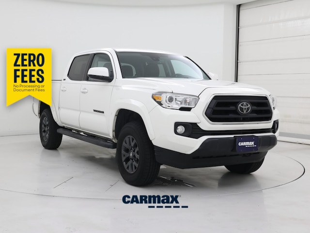 White 2023 Toyota Tacoma Pickup Truck Four-Wheel Drive Automatic