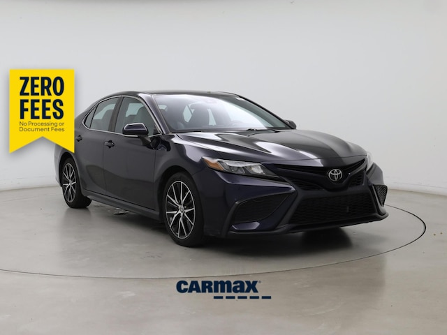 Blue 2022 Toyota Camry Sedan Front-Wheel Drive Automatic