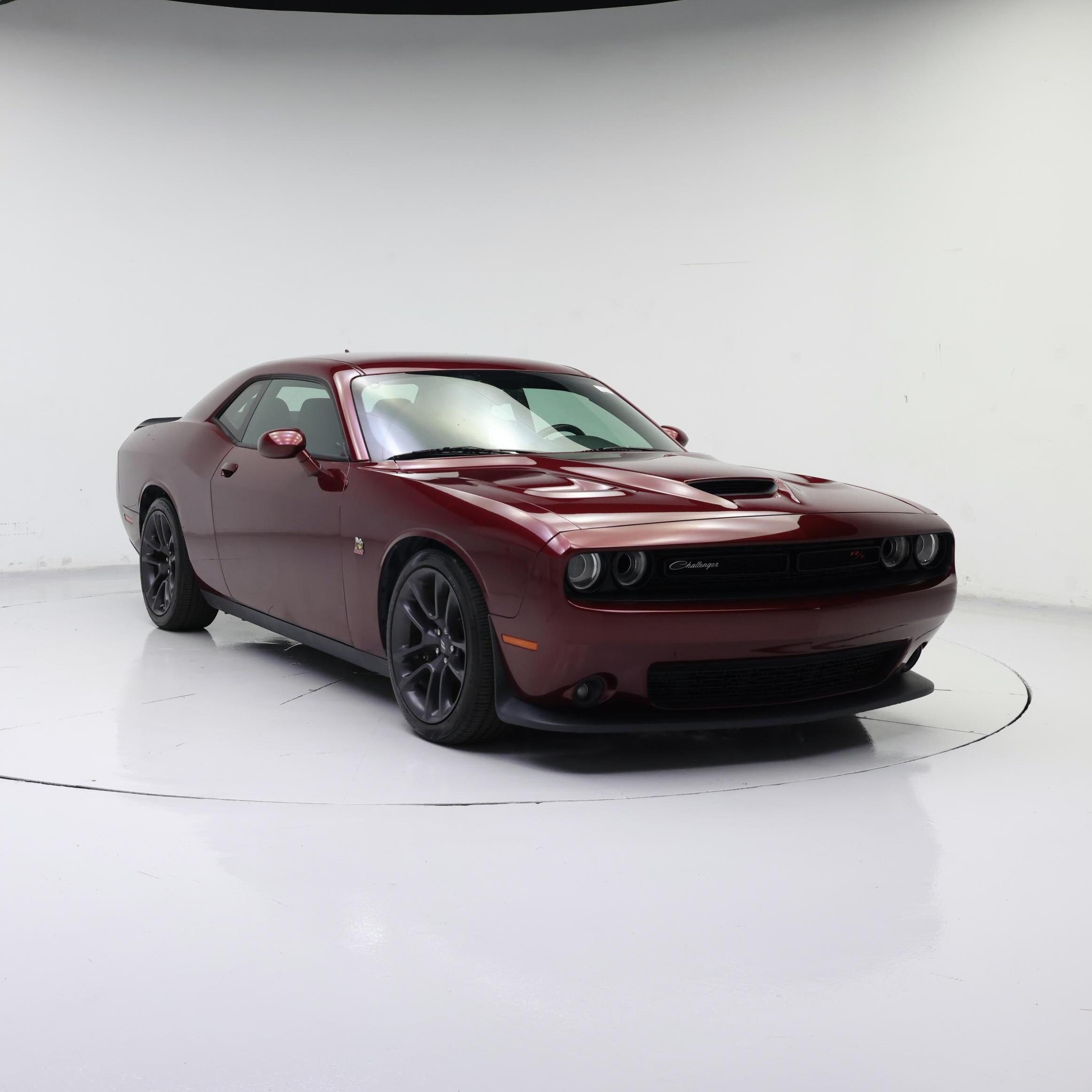Red (Burgundy) 2020 Dodge Challenger Coupe Rear-Wheel Drive Automatic