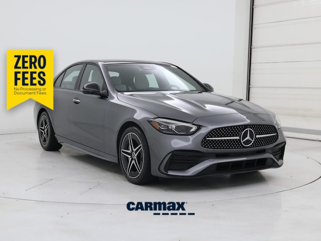 Gray 2023 Mercedes-Benz C-Class C 300 RWD Sedan Rear-Wheel Drive Automatic