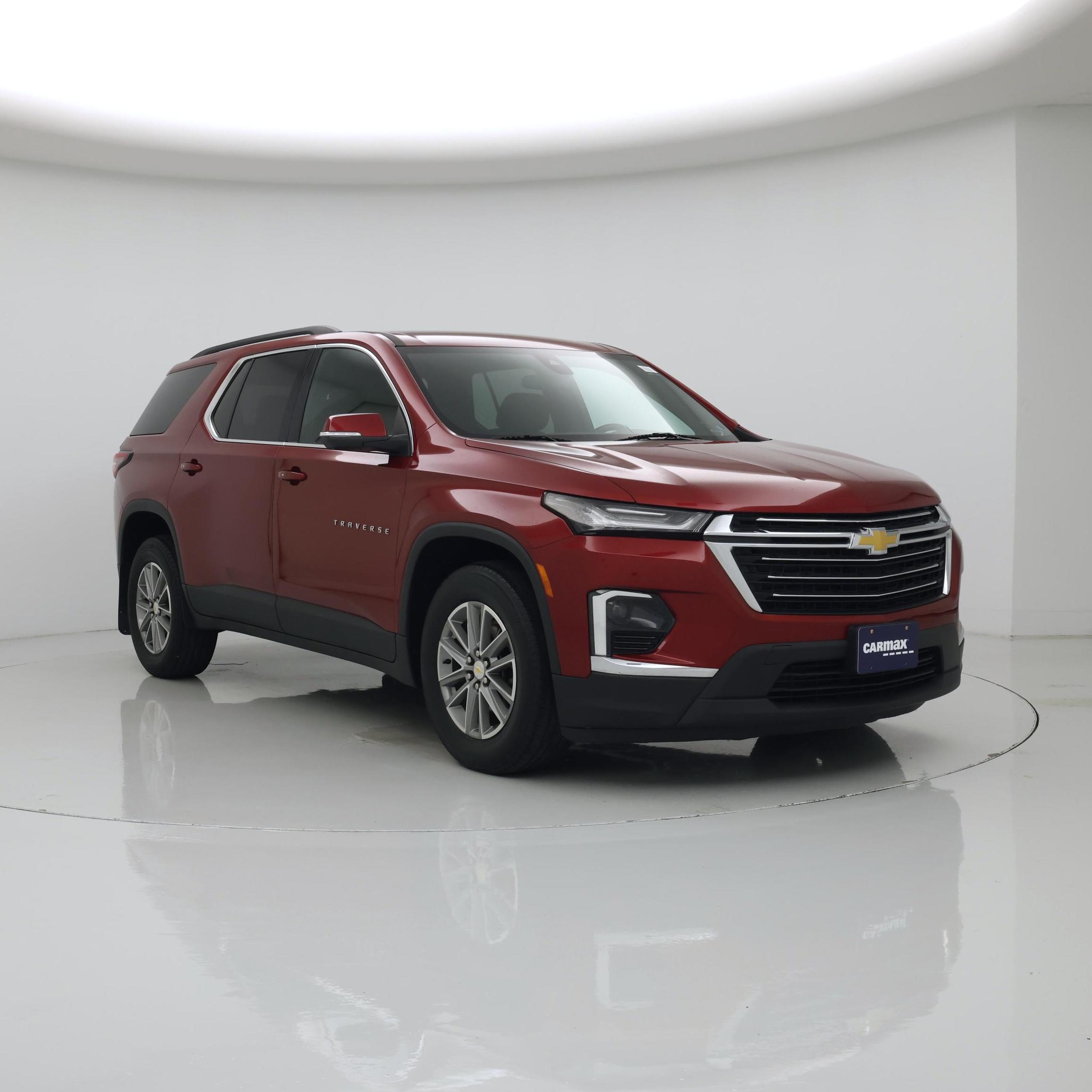 Red 2023 Chevrolet Traverse SUV / Crossover Four-Wheel Drive Automatic