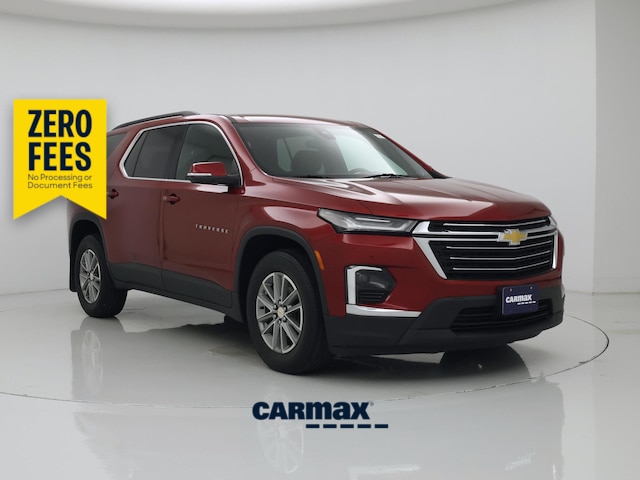 Red 2023 Chevrolet Traverse SUV / Crossover Four-Wheel Drive Automatic