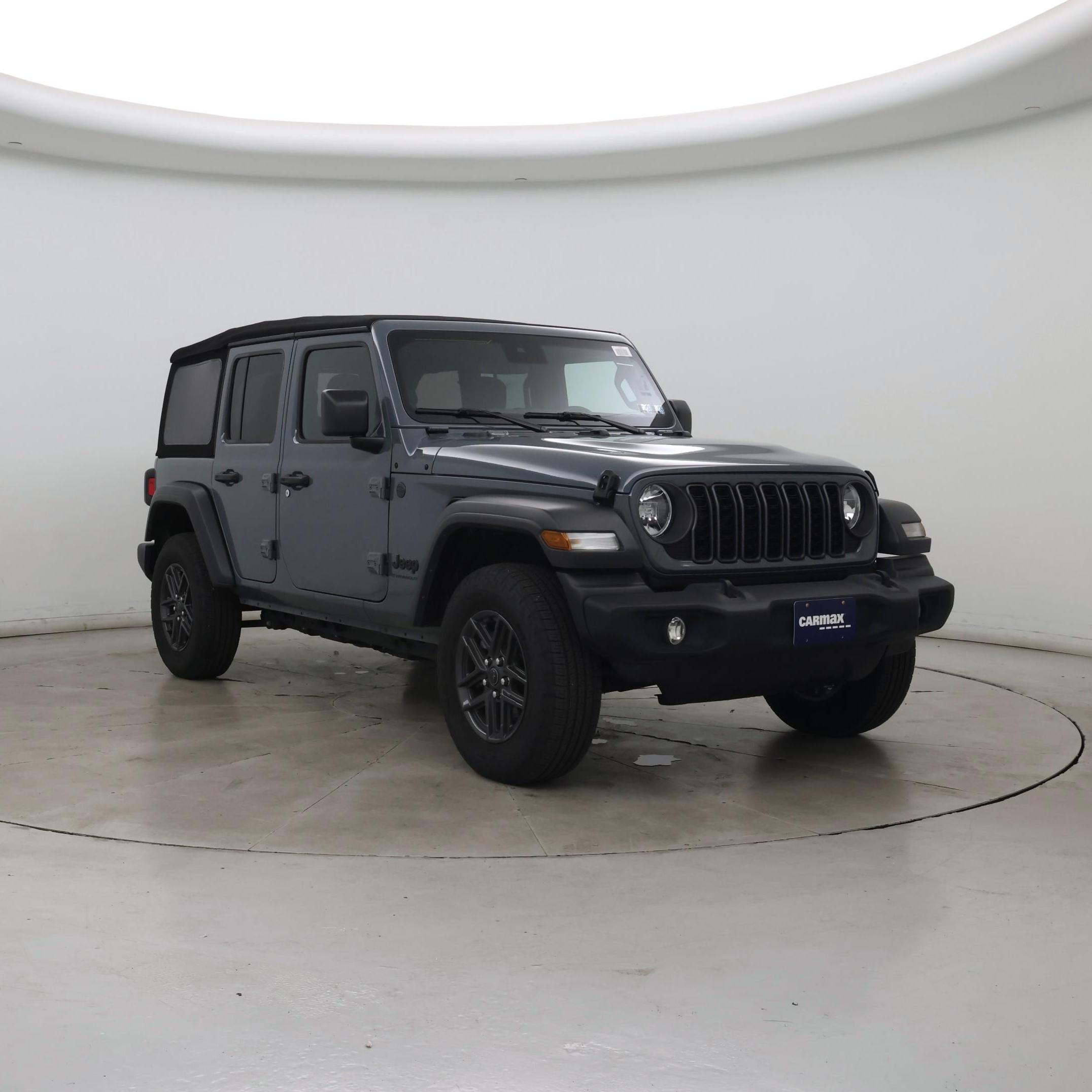 Gray 2024 Jeep Wrangler SUV / Crossover Four-Wheel Drive Automatic