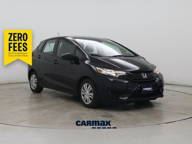 Black 2015 Honda Fit Hatchback Front-Wheel Drive Automatic