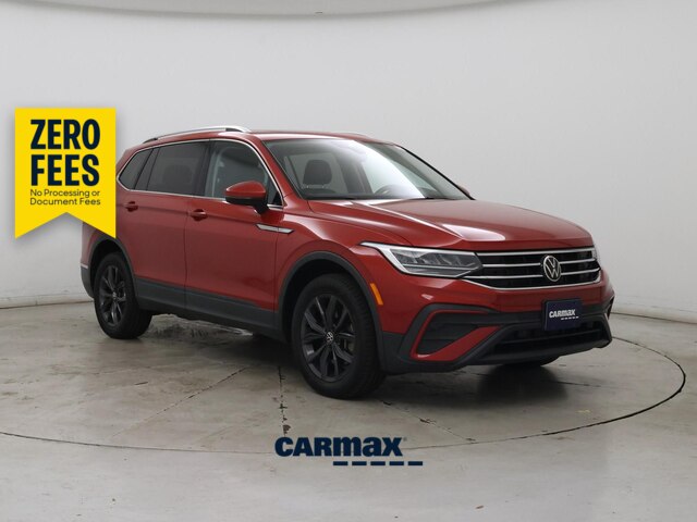 Red 2022 Volkswagen Tiguan SUV / Crossover All-Wheel Drive Automatic